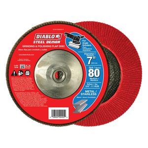 Diablo 7 in. 80 Grit Flap Disc with Hubimage