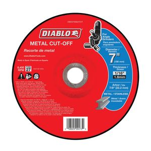 Diablo 7 in. Metal Cut-Off Discimage
