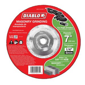 Diablo 7 in. Masonry Grinding Discimage