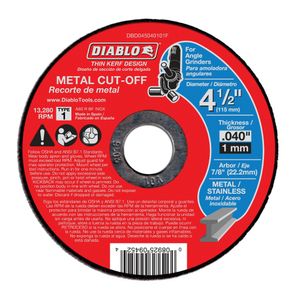 Diablo 4-1/2 in. Metal Cut-Off Discimage