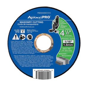 Avanti Pro 4-1/2 in. Masonry Cut-Off Wheelimage