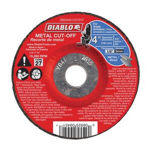 Diablo 4 in. Metal Cut-Off Discimage