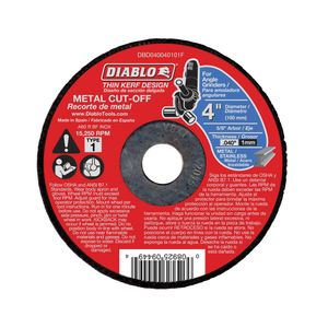Diablo 4 in. Cut-Off Discimage