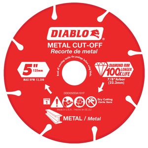 Diablo 5 in. 7859887 Metal Cut-Off Discimage