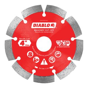 Diablo 4 in. Diamond Masonry Cut-Off Discimage