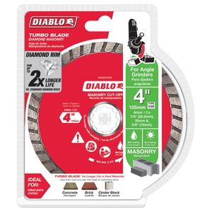 Diablo 4 in. Diamond Turbo Cut-Off Discimage