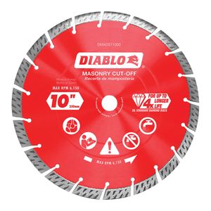 Diablo 10 in. Turbo Cut-Off Disc Bladeimage