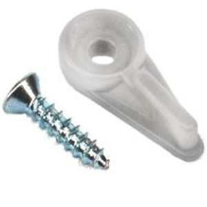 US Hardware 3/8 in. Nylon Screen and Storm Window Clip with Screws, 50-Packimage