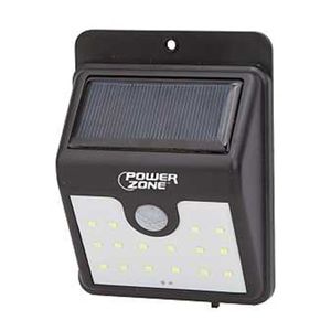 PowerZone 120 Lumen Solar Powered LED Motion Sensor Wall Lightimage