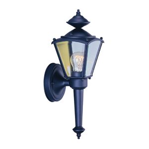 Boston Harbor 1-Light Black Outdoor Wall Mount Porch Lightimage