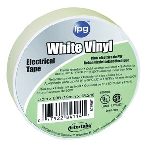 IPG 3/4 in. x 60 ft. White Electrical Tapeimage