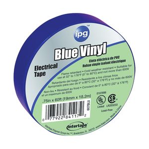 IPG 3/4 in. x 60 ft. Blue Vinyl Electrical Tapeimage