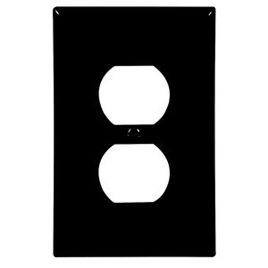 Eaton Wiring Devices 1-Gang Unbreakable Duplex Receptacle Wallplateimage