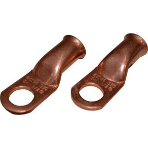 Copper Lugs for 6 and 4 Gauge Wire, Quantity 2image