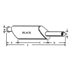 Stanley Tractor Muffler, DR-24, Made to Fit John Deereimage