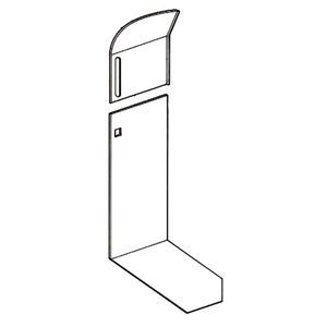 Pocket Closing Guide Left w/Extension P-76L To Fit Holland Transplanterimage
