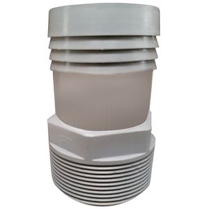 Plastic Male Adapter 2 Male NPT Threads to 2 Hose Barbimage