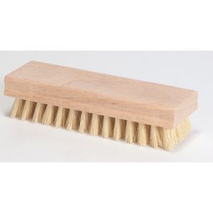 Scrub Brush 8 Square End White Tampico 1 1/8 Trim Hardwood Handleimage