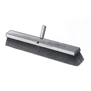 Push Broom Head Only 18 Black Tampico Black 3 Trim Poly Blockimage