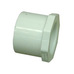 4 Male Slip to 2 Female Slip Reducing Bushing Schedule 40 PVCimage