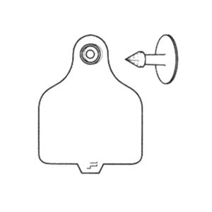 Duflex Ear Tags Large Blank Set Yellowimage