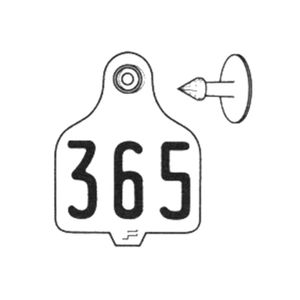 Duflex Ear Tags Large Numbered Set Yellowimage