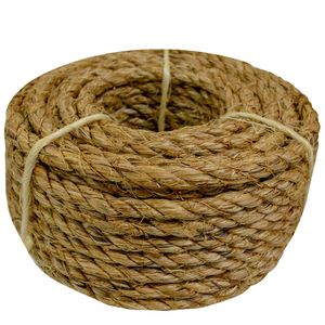 1/4 Inch x 50 Feet Roll 3 Strand Twisted Manila Ropeimage