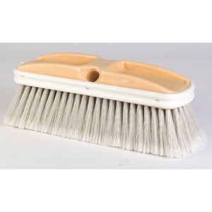 Window/Vehicle Brush 10  Soft Gray Flagged Synthetic 2 1/2 Trimimage