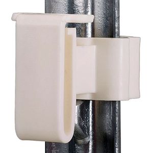 Dare 2334-25 W T-Post Insulator For 1-1/2 in. Poly Tapeimage