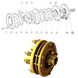 Pressure Plate Inner Mm Fits Eurocardan Fd & Slip Clutchimage
