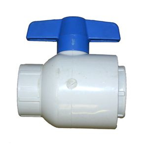 1 1/2 Utility Ball Valve Female Slip Ends Schedule 40 PVCimage