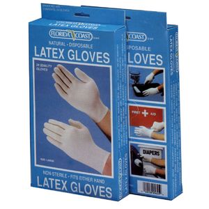 Latex Gloves Natural - Disposable (12 Pairs Pack)image