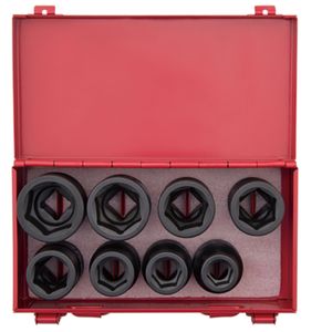 6408SP10 Kig Tony 8 Pc. 3/4 Dr. SAE Impact Socket Setimage