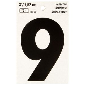 3" Reflective Number 9image