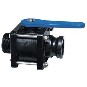 Full Port Ball Valve With Male Npt Threads And Male Adapter Fittingimage