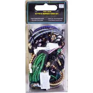 Bungee Cord Set, 18 Piecesimage