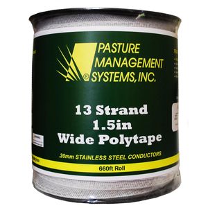 Pasture Management 13 Mega Strand 1-1/2 in. Wide Polytapeimage