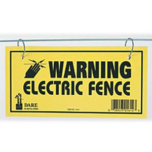Electric Fence Warning Signs Pkimage