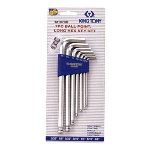 Mr Pc Metric Chrome Long Arm Ball Point Hex Key Setimage