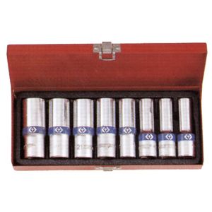 8 Pc. 3/8 Drive Deep Socket Setimage