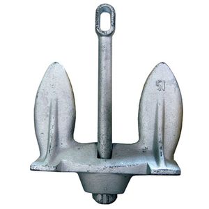 15 Lb. Navy Anchor Silver Paintedimage