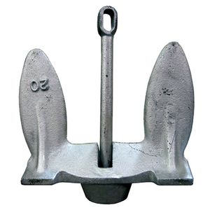 20 Lb. Navy Anchor Silver Paintedimage