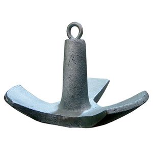 River Anchor Silver Paintedimage