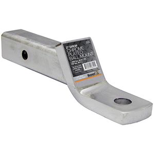 Chrome Straight Ball Mount Shank Drop & Holeimage