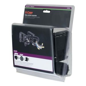 Dual-Output Electrical Adapter (Adds 7-Way RV Blade To 4-Way Flat)image