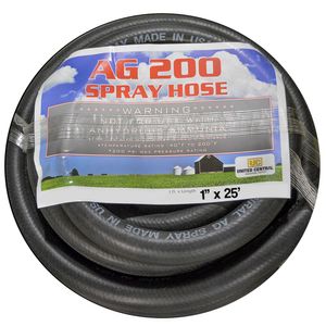 Pre-Cut Sprayer Hose, 1 in x 25 ft, Blackimage