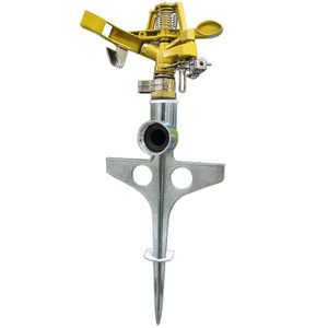16 Inch Impulse Lawn Sprinkler Type On Foot Step Spikeimage