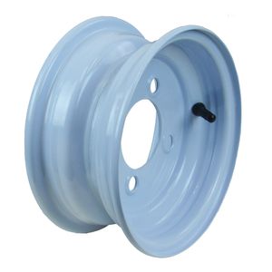 10x6, 4 on 4 Highway Trailer Wheel - Lug Whiteimage