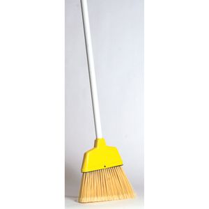 Angle Broom 8 Wide Flagged Poly Bristles 48 Painted Handleimage