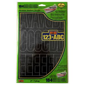 Silhoutte Black Number Letter Setimage